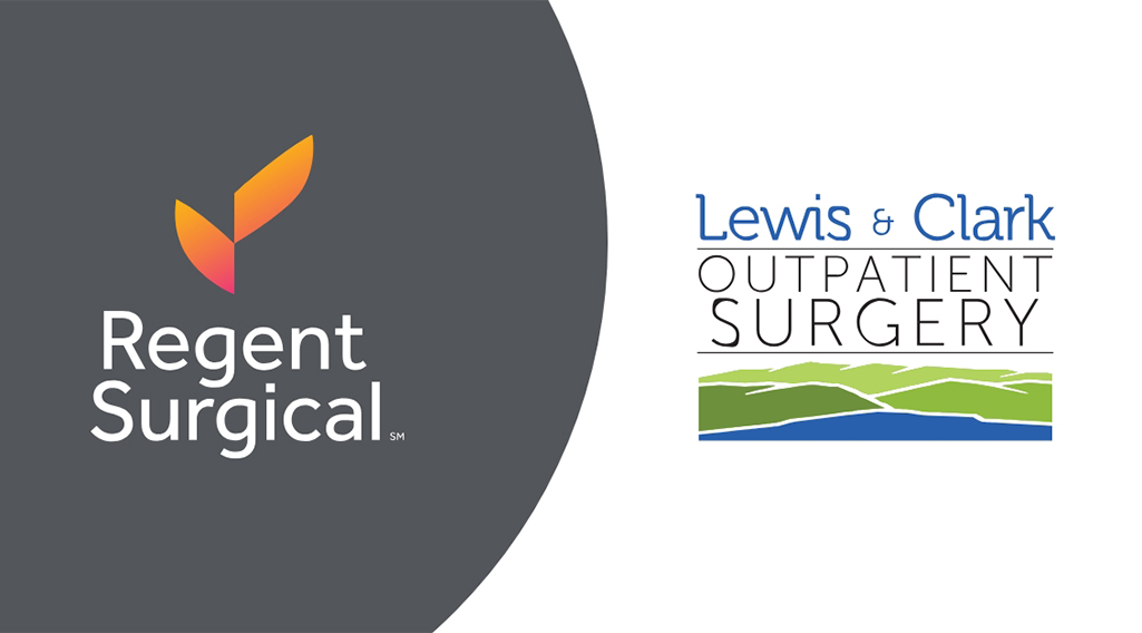 Regent Surgical and Lewis and Clark Outpatient Surgery partnership banner
